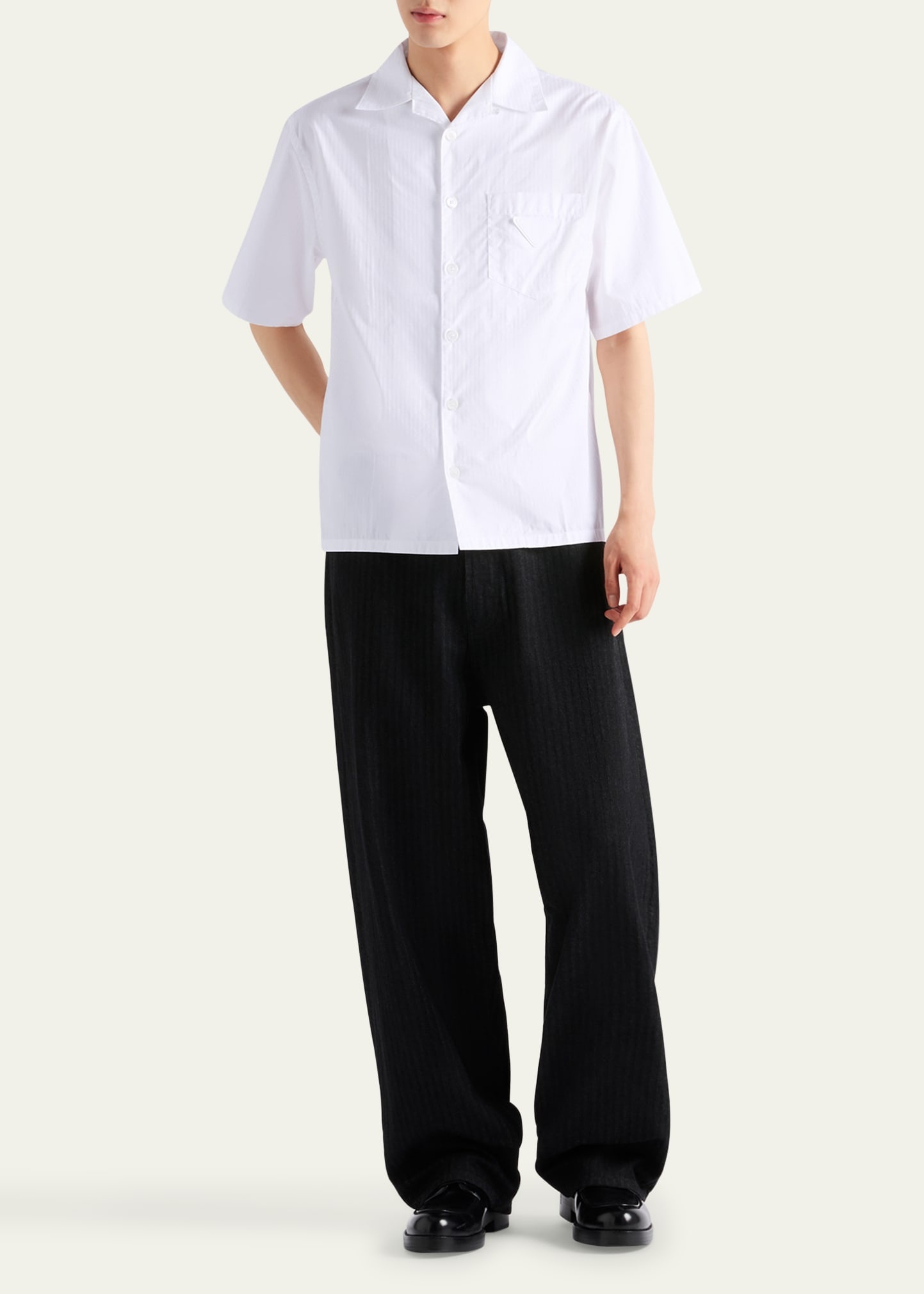 Men's Cotton Bowling Shirt - 2
