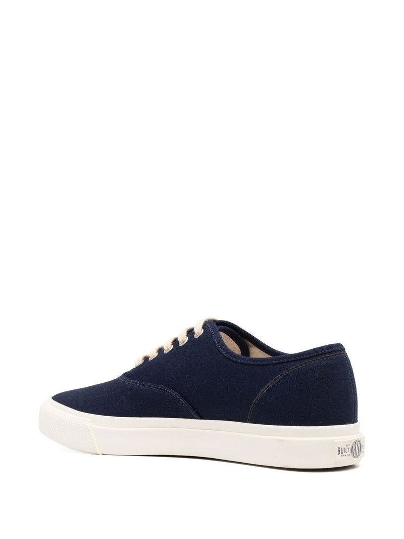 denim low-top sneakers 3