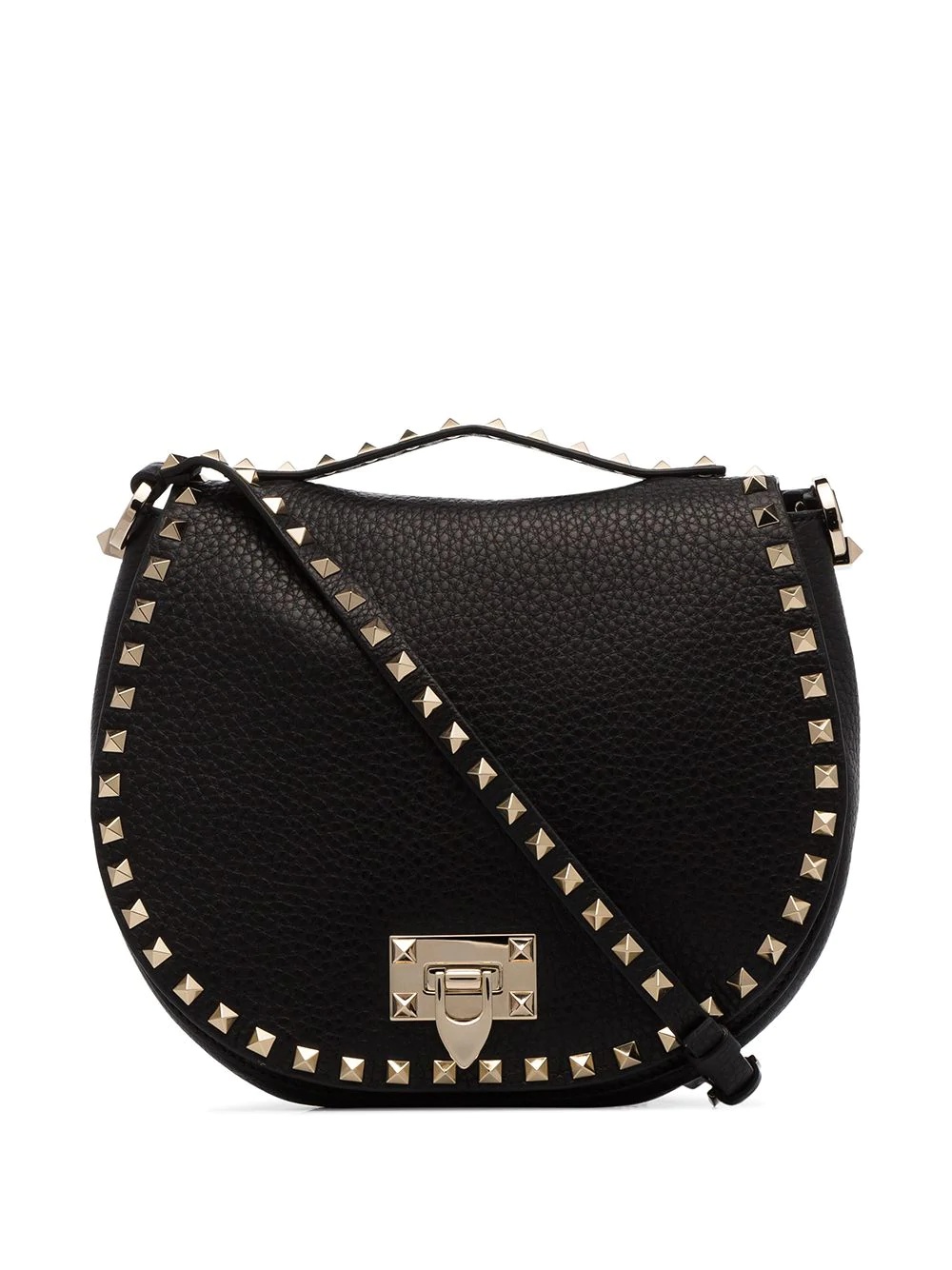 Rockstud leather shoulder bag - 1