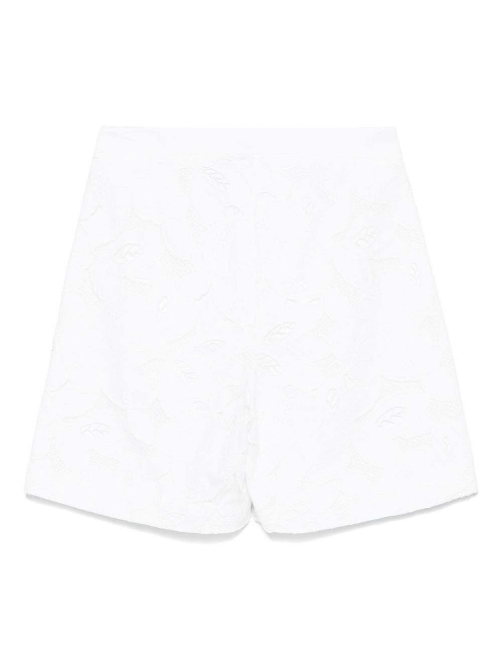 floral-lace shorts - 2