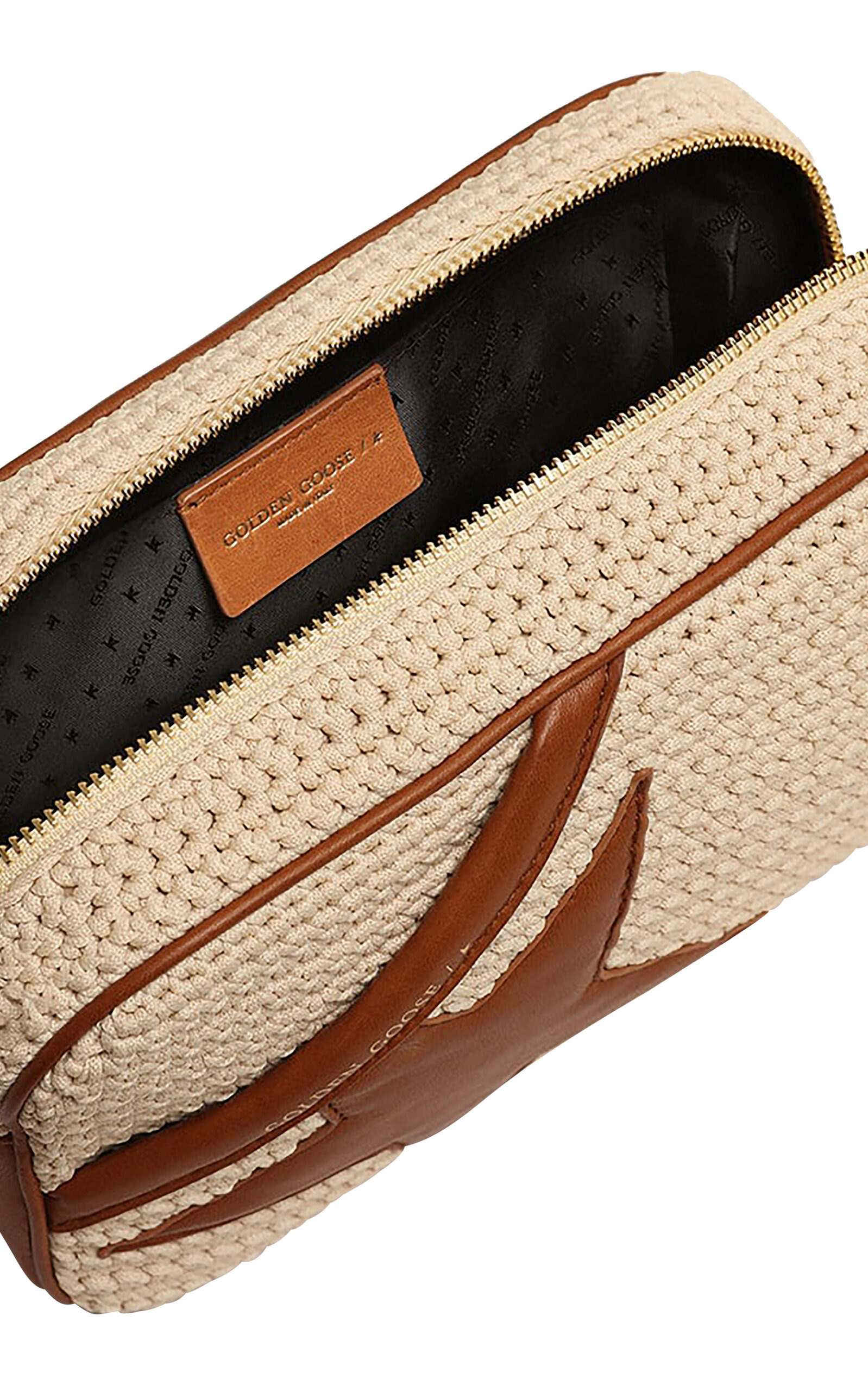 Star Raffia Crossbody Bag neutral - 5
