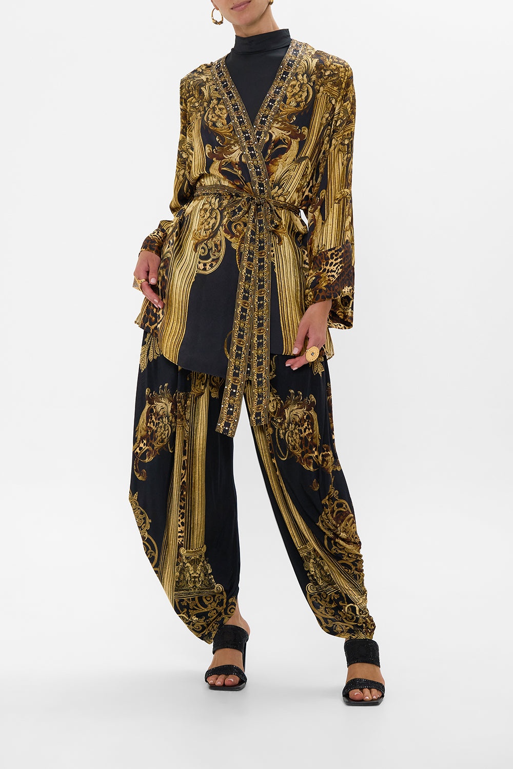 SPLIT HEM JERSEY PANT - 8
