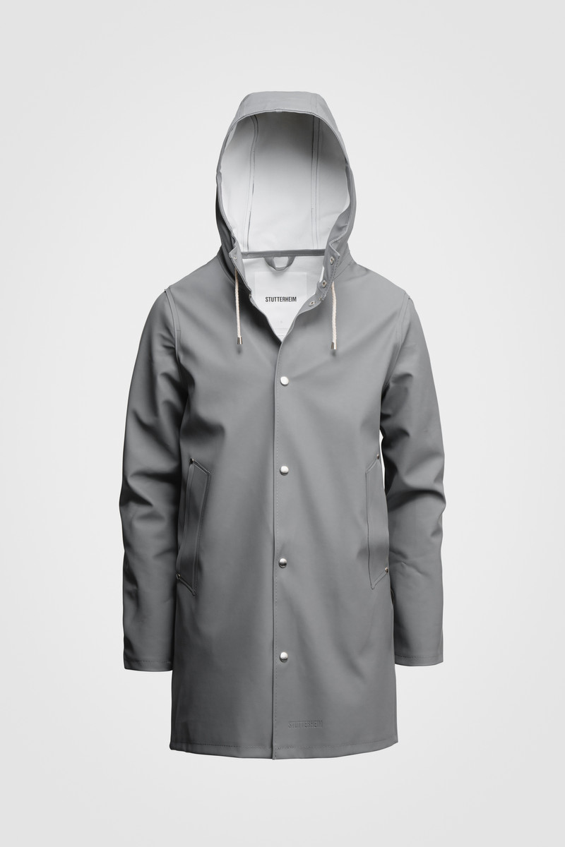 Stockholm Raincoat Grey 1