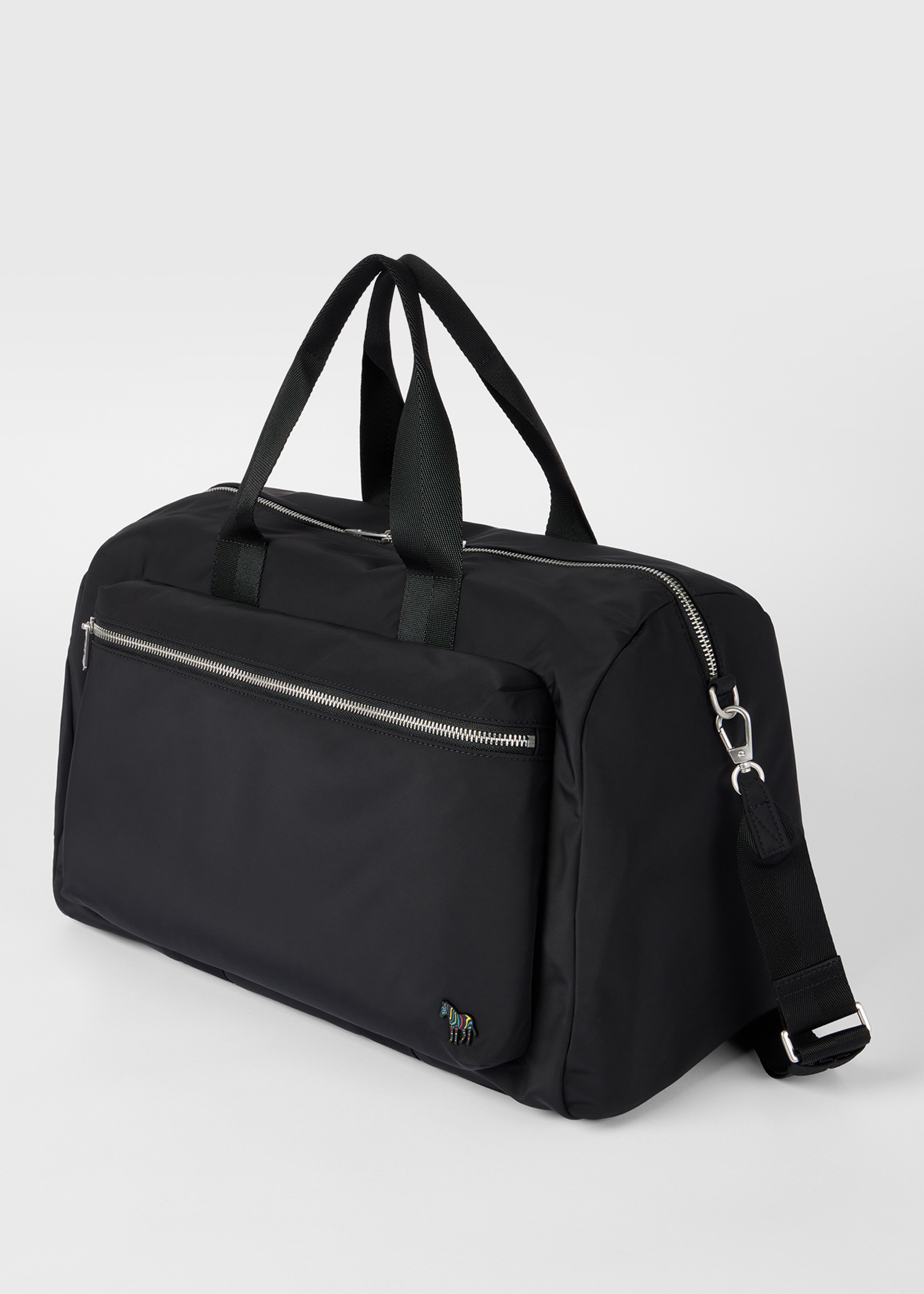 Black Recycled Polyester 'Zebra' Holdall - 3