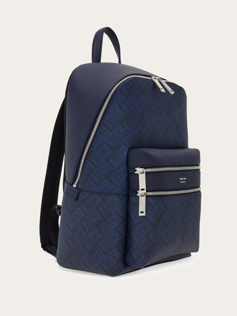 Embossed Gancini backpack 3