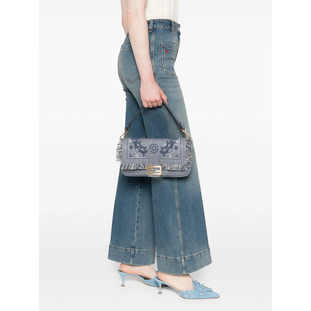 Fendi Blue Tote Bags Women - 5