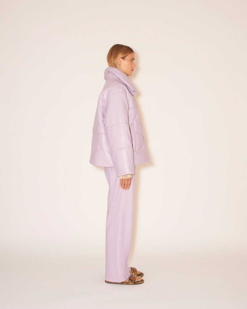 HIDE - OKOBOR™ alt-leather puffer jacket - Lilac 5