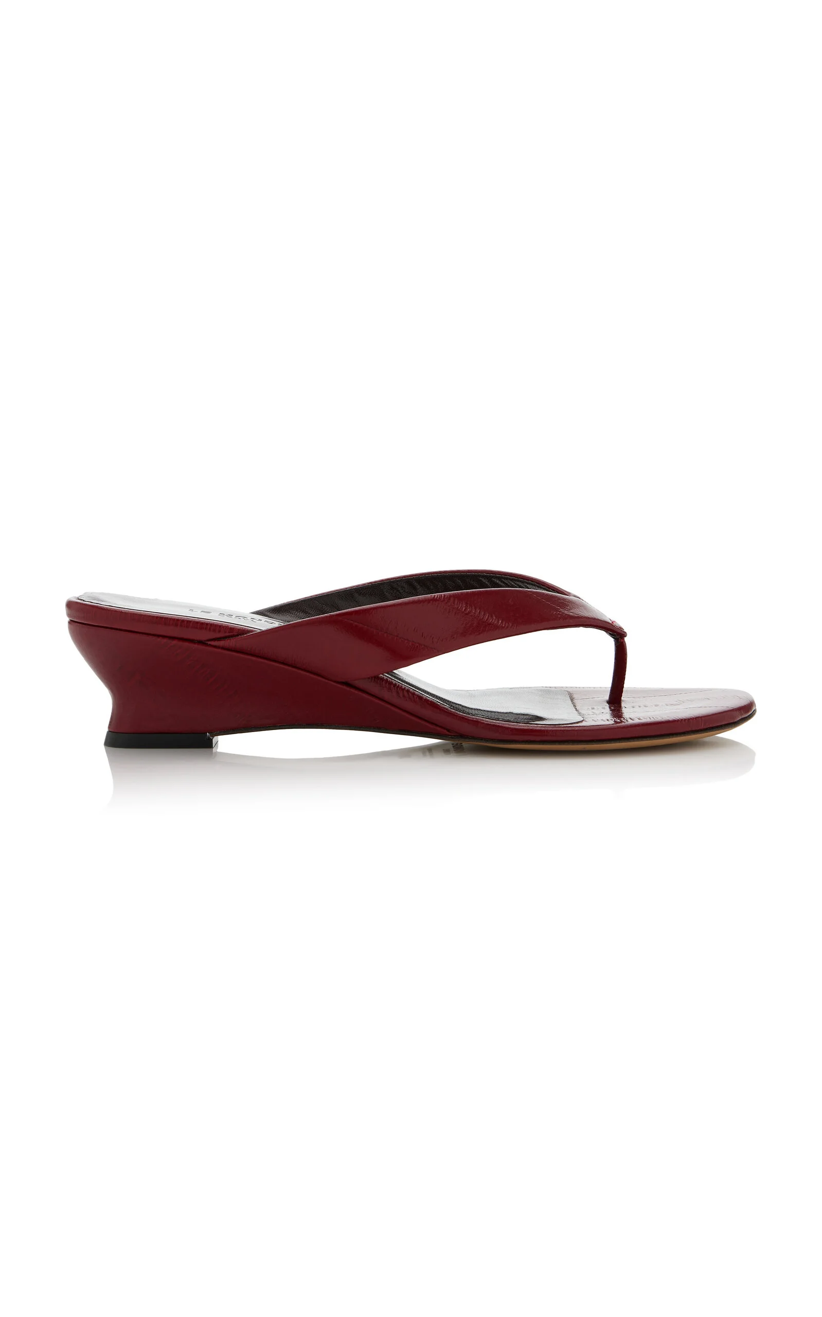 Micro Wedge Thong Sandals red - 1
