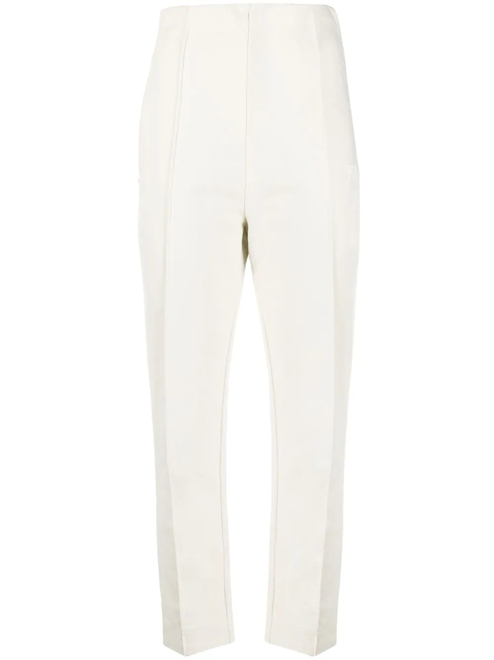 high-waisted logo trousers - 1