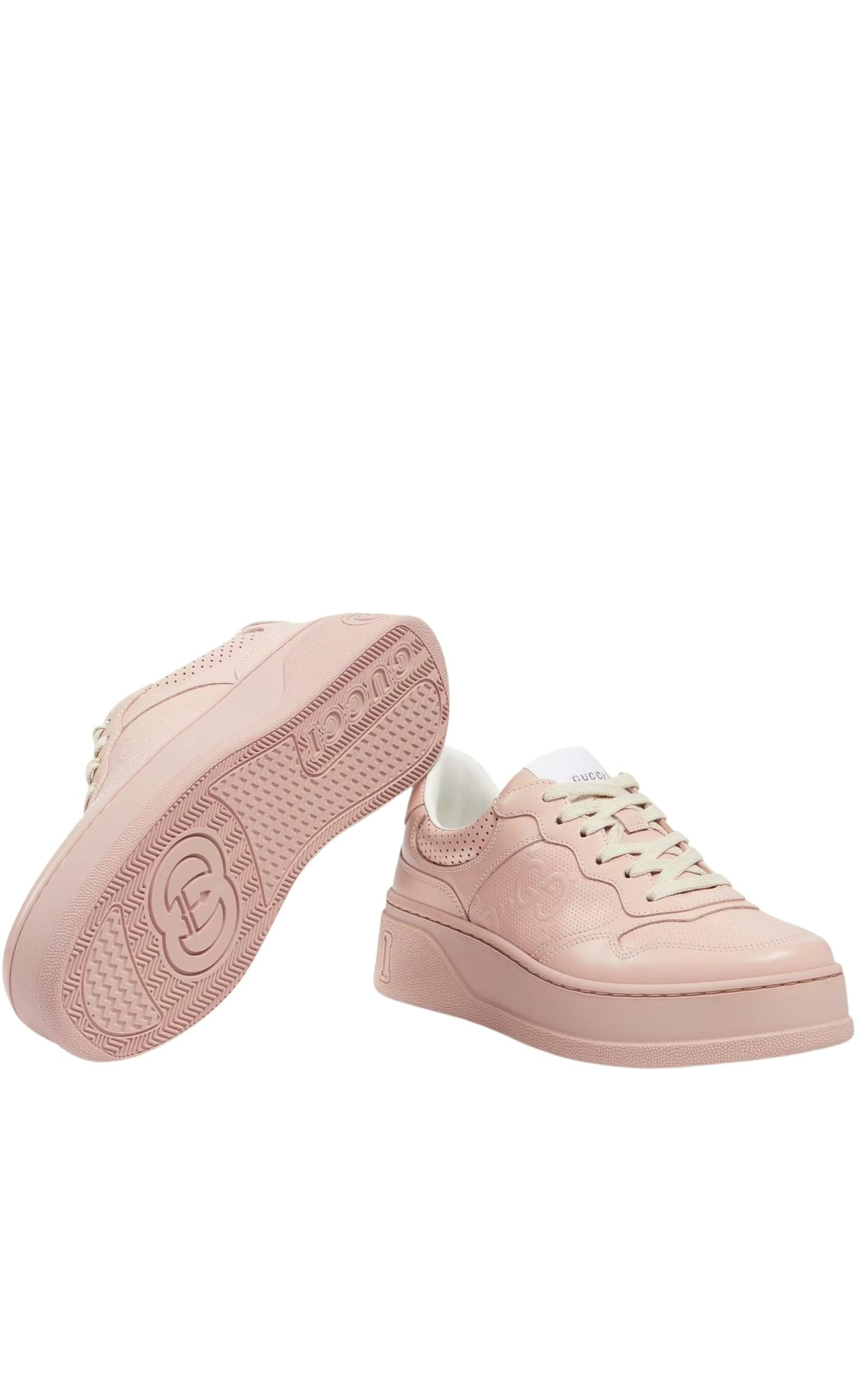 GG Embossed-logo Low-top Sneakers - 3