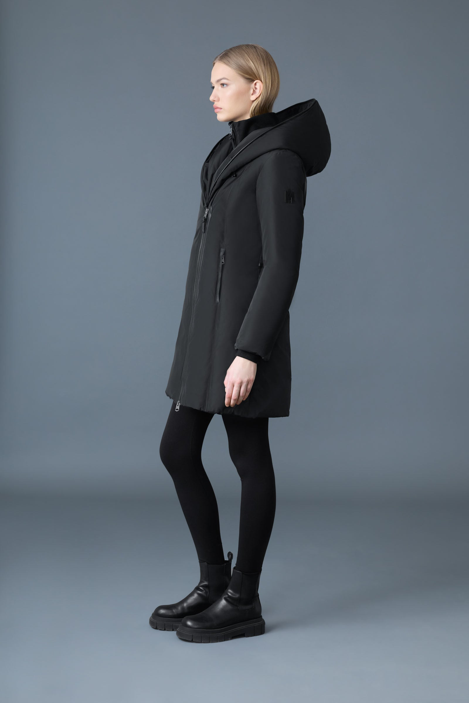 KAY Down coat with Signature Mackage Collar - 3