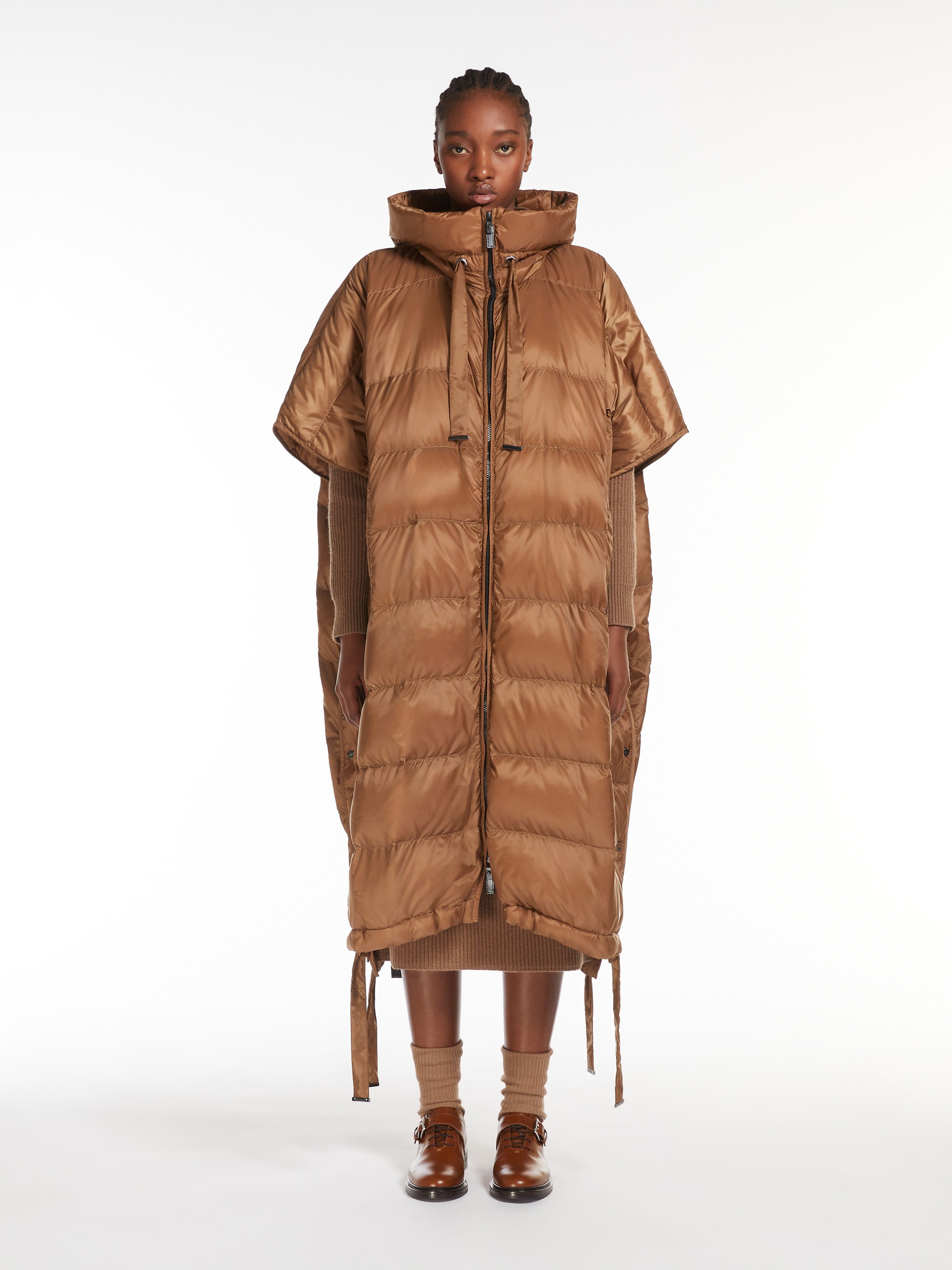 SEICA Long cape in water-repellent canvas - 3