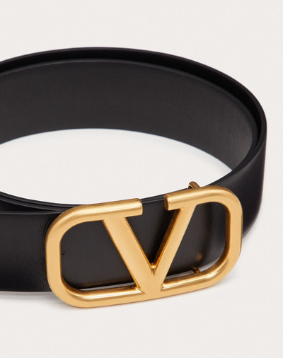 Valentino VLogo Signature Calfskin Belt outlook