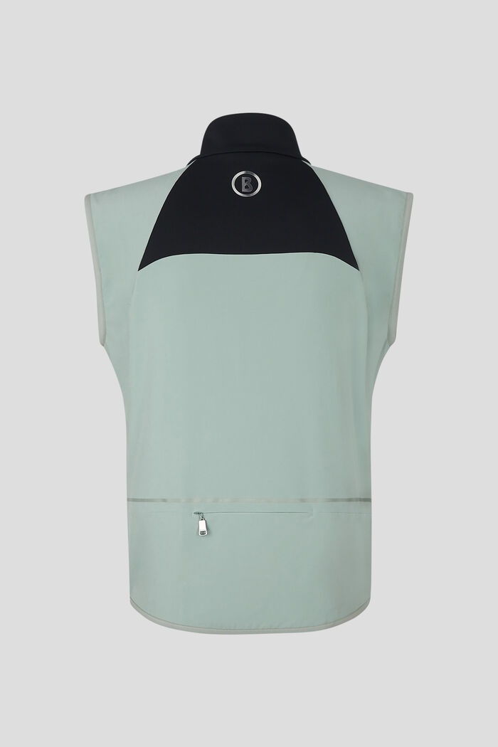 Fabian Waistcoat in Eucalyptus green - 7