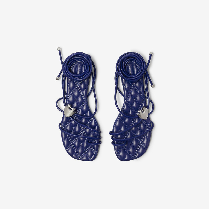 Leather Ivy Shield Sandals 5