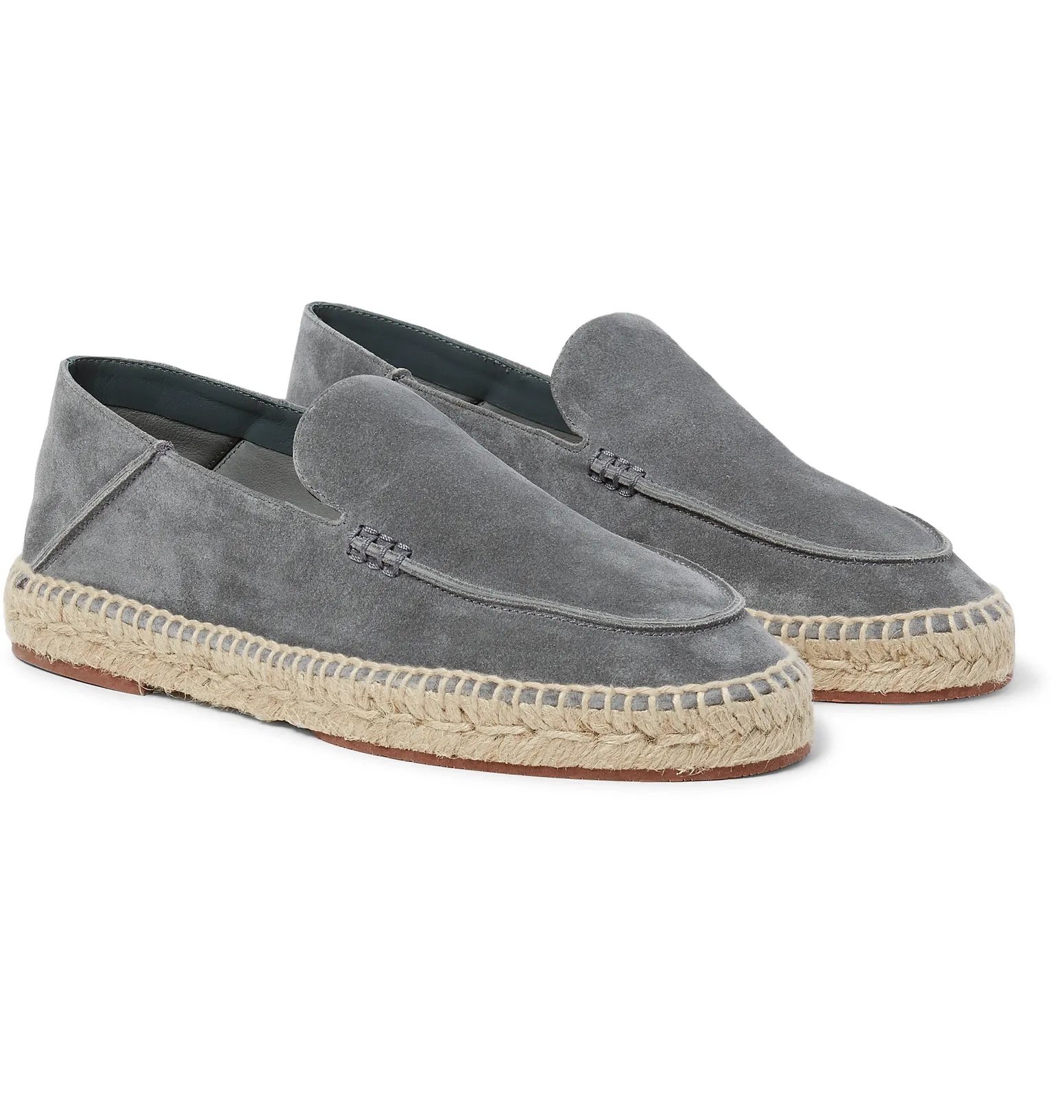 Seaside Walk Collapsible-Heel Suede Espadrilles - 2