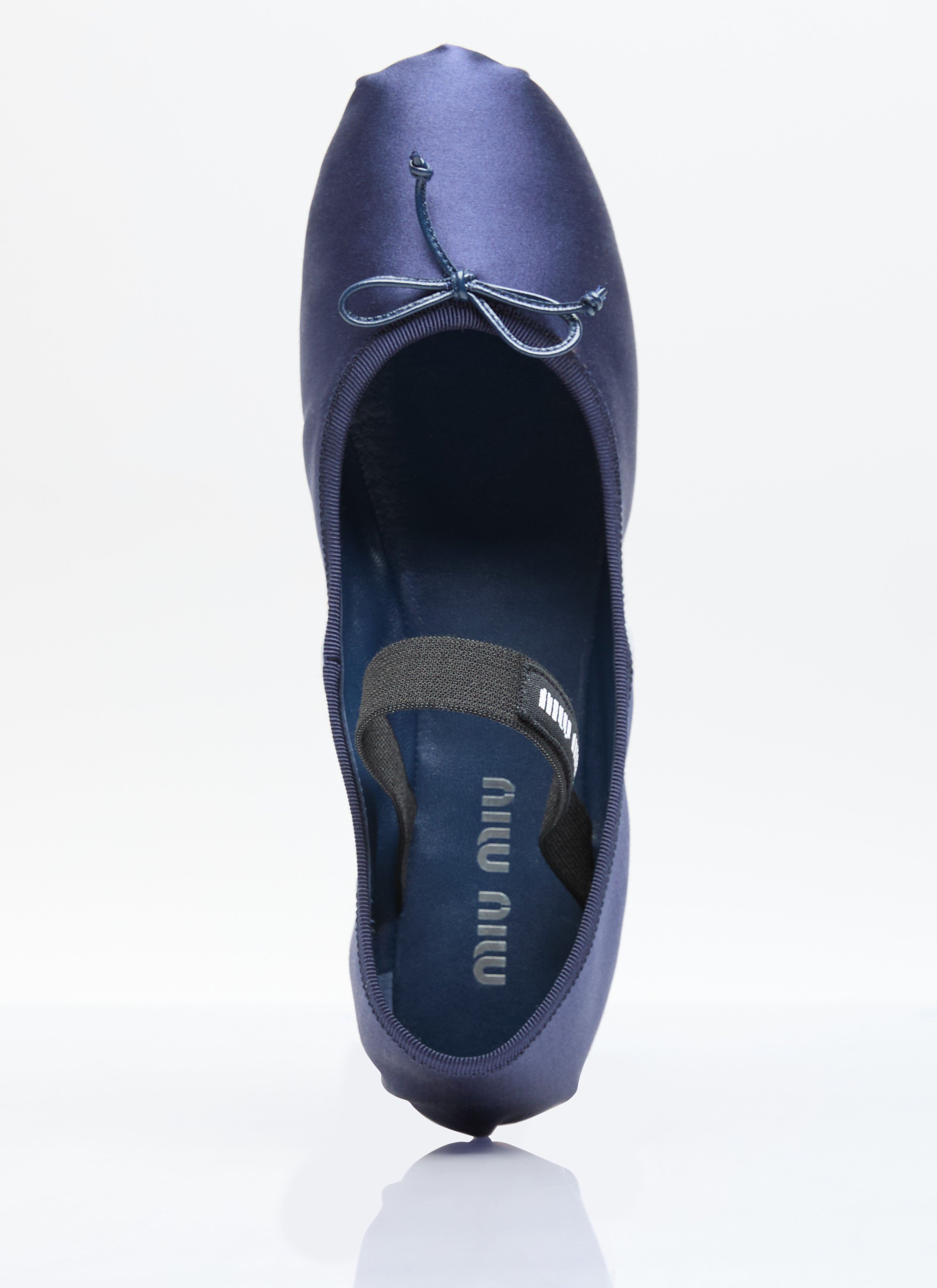 Miu Miu Women Satin Ballerina Flats - 7