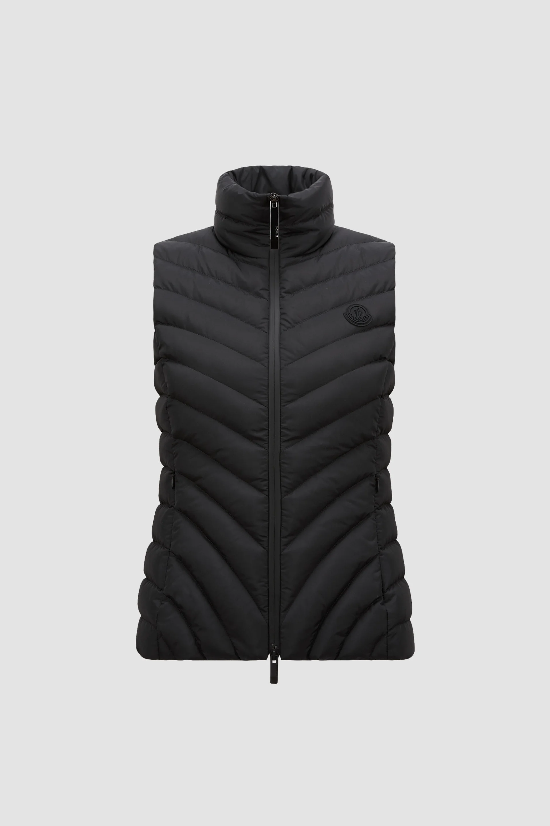 Granes Diagonal-Quilted Down Vest - 1