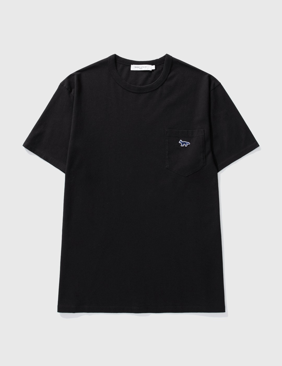 NAVY FOX PATCH CLASSIC POCKET T-SHIRT - 1