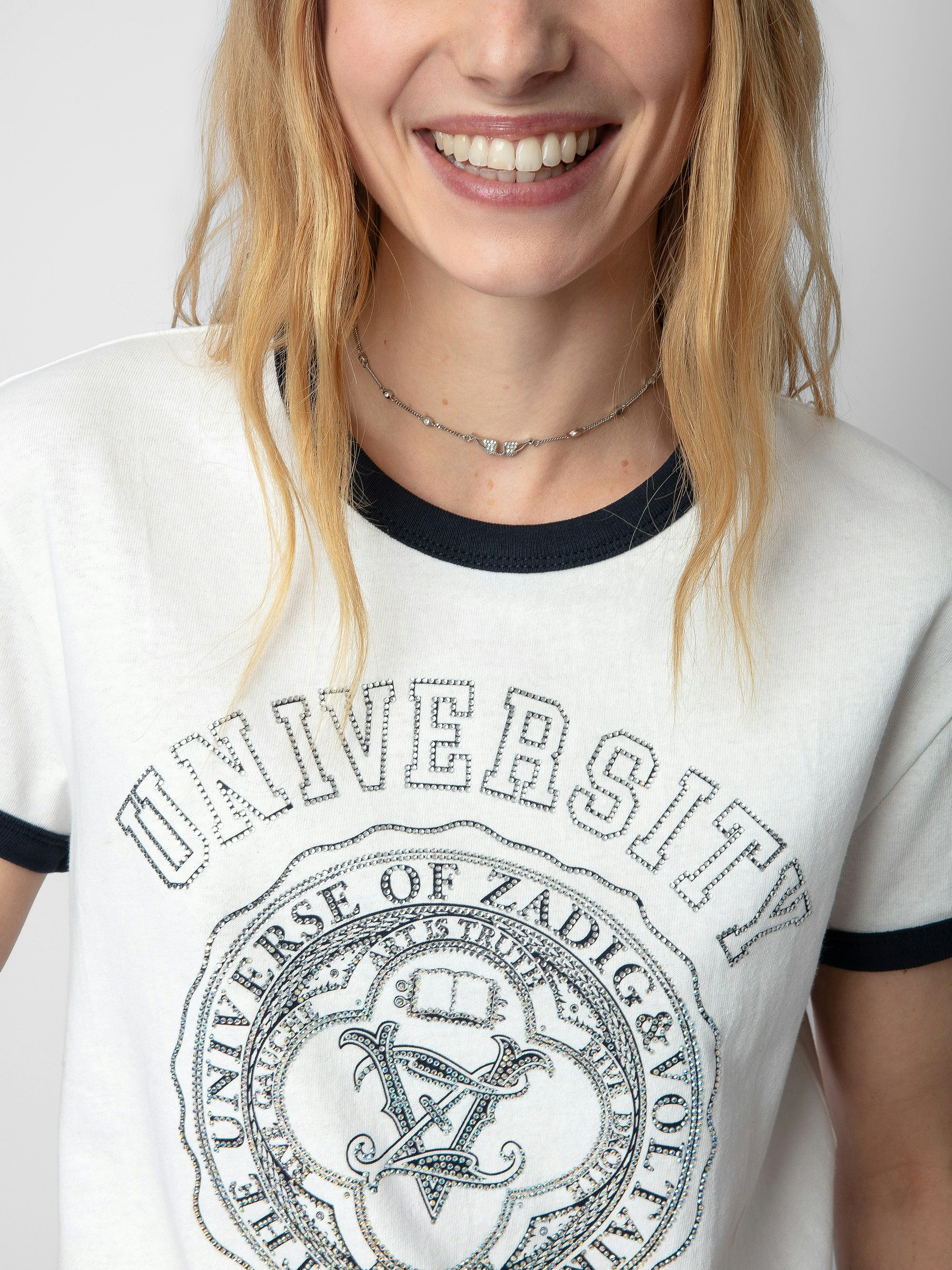 Walk University Diamanté T-shirt - 4