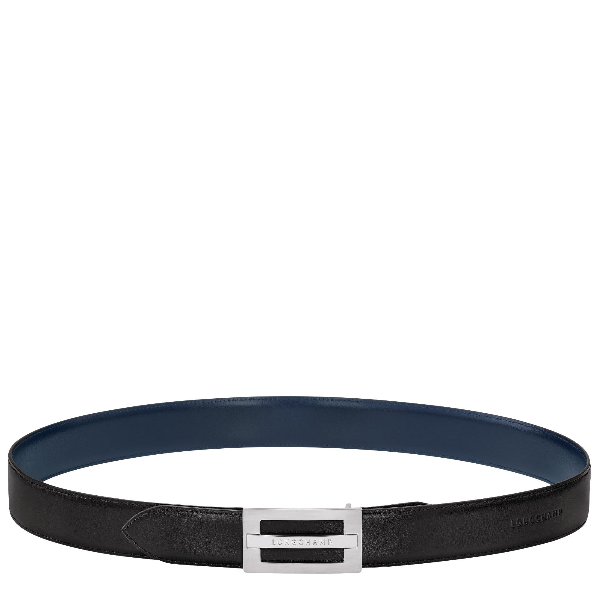 Delta Box Men's belt Black/Navy - Leather - 1