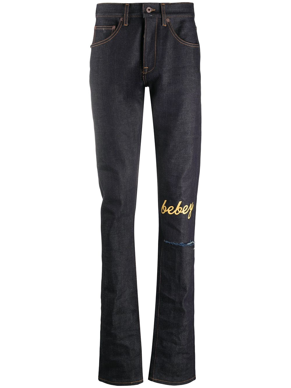 x Theophilus London bebey selvedge jeans - 1