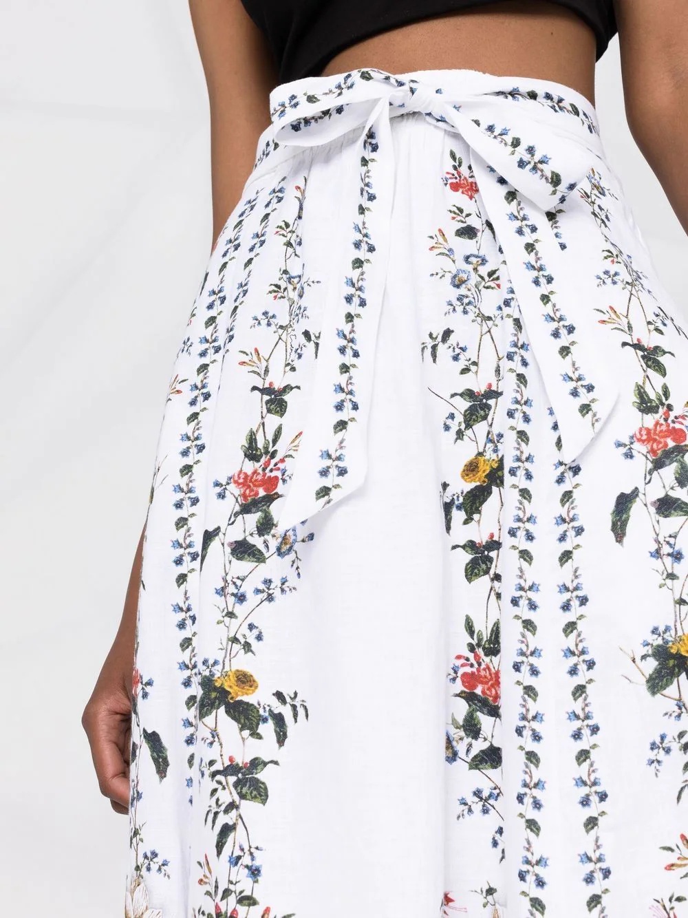 Bernadette linen midi skirt - 5
