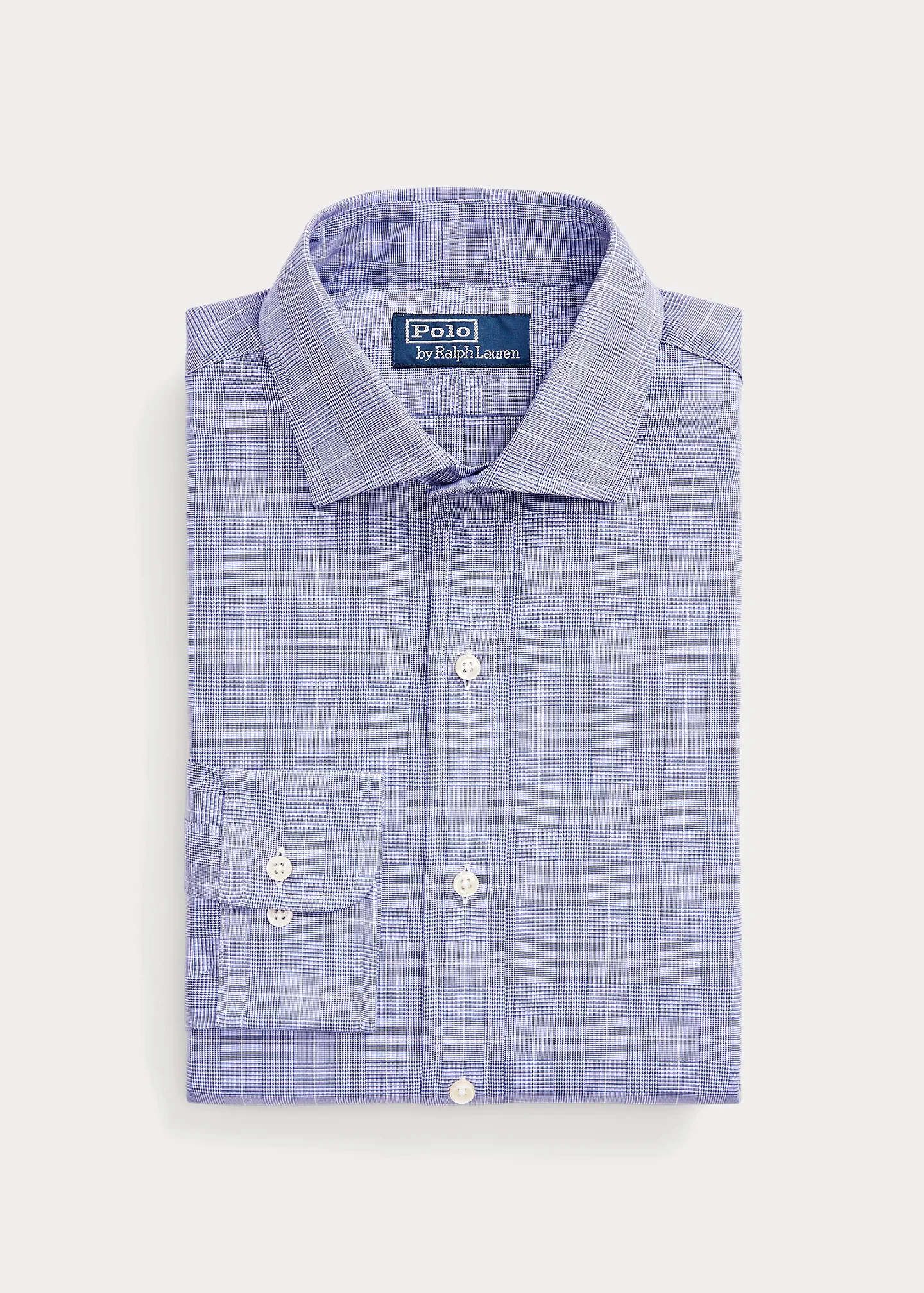 Custom Fit Plaid Twill Shirt - 1