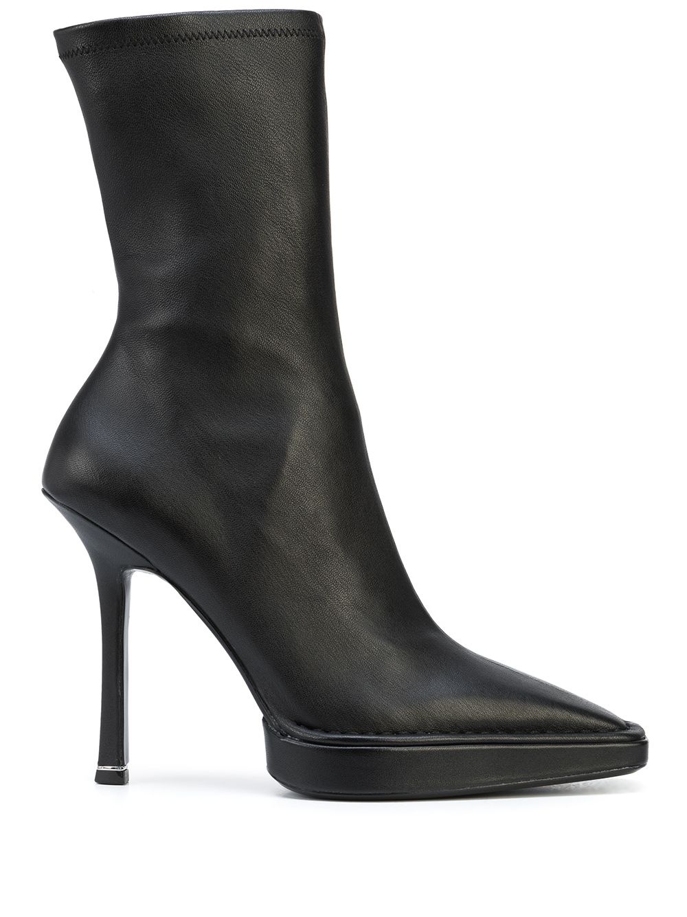 Bardot platform ankle boots - 1