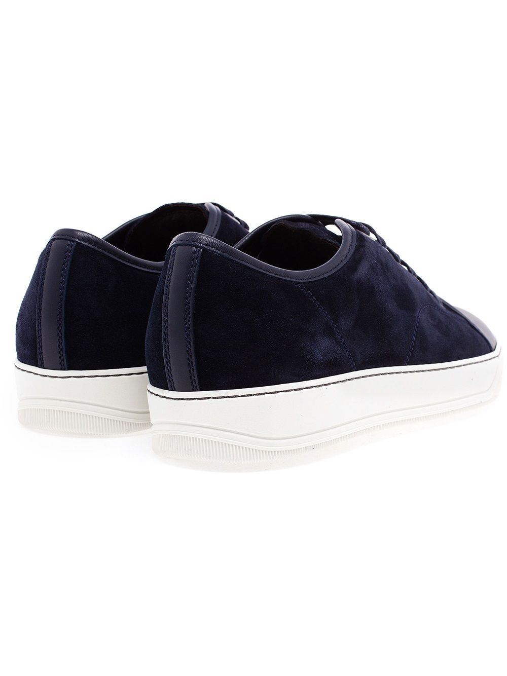 contrast toe cap sneakers - 3