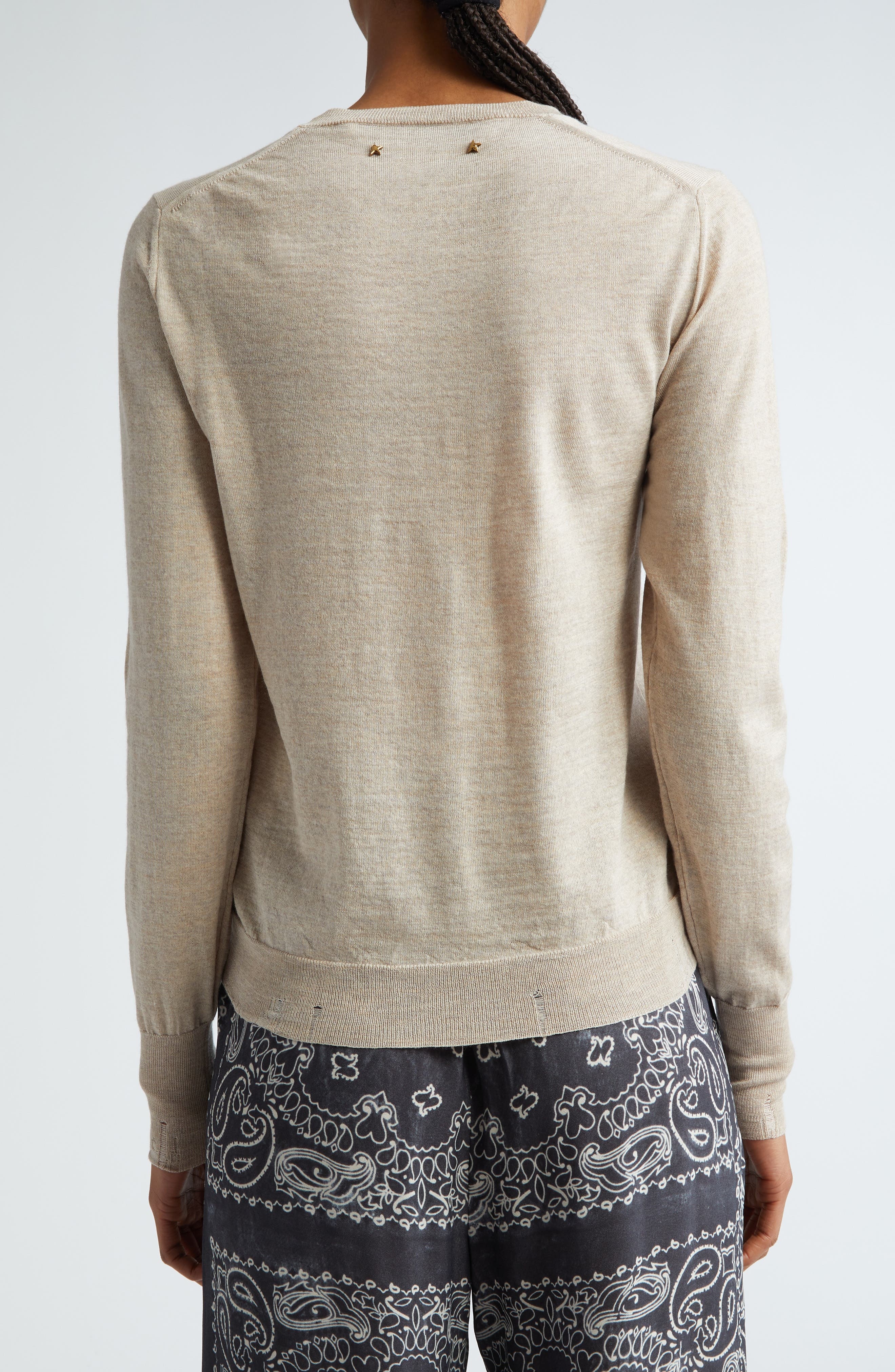 Golden Cotton Sweater - 3