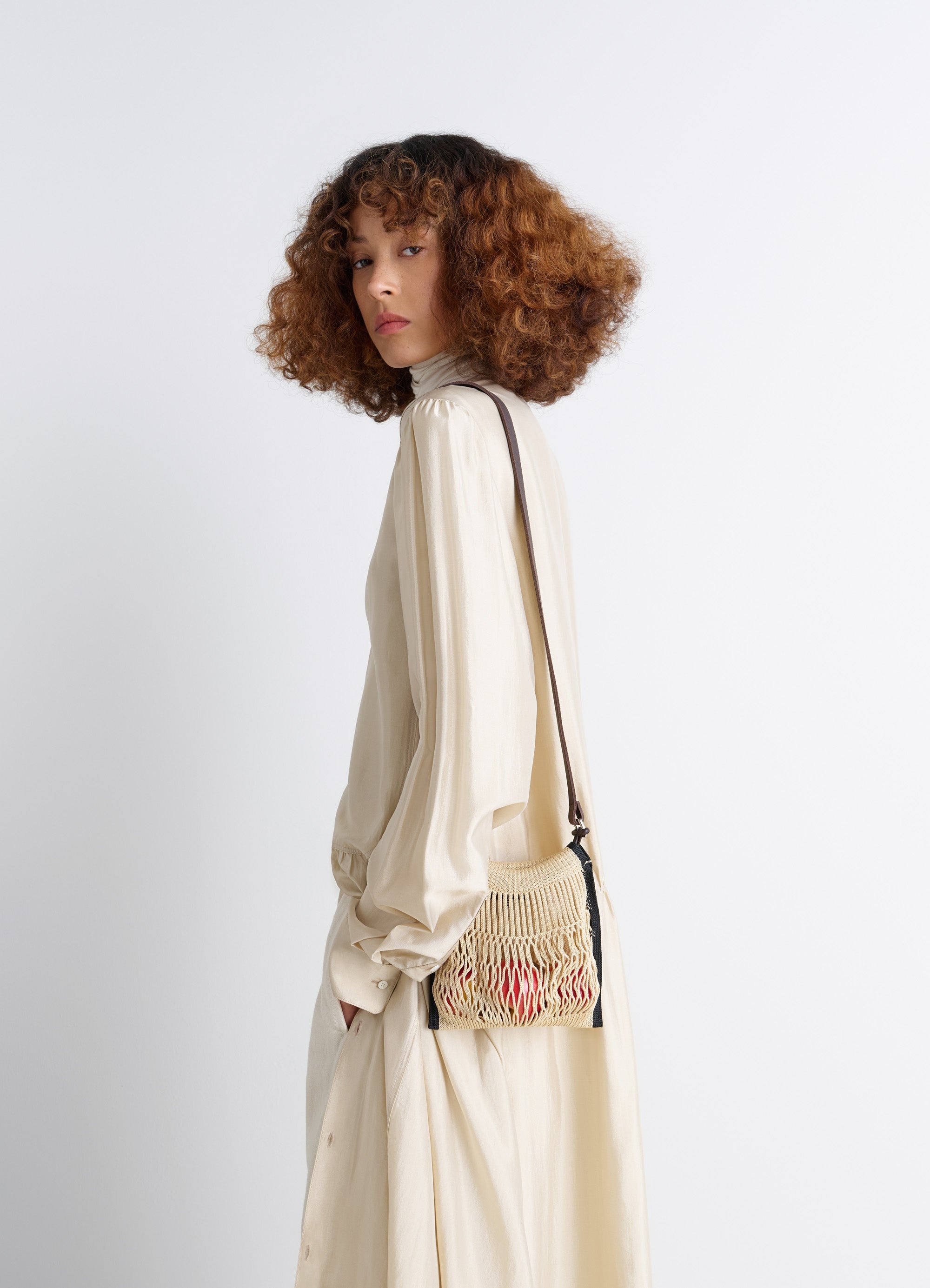 MINI CROSSBODY FILT NET BAG - 2