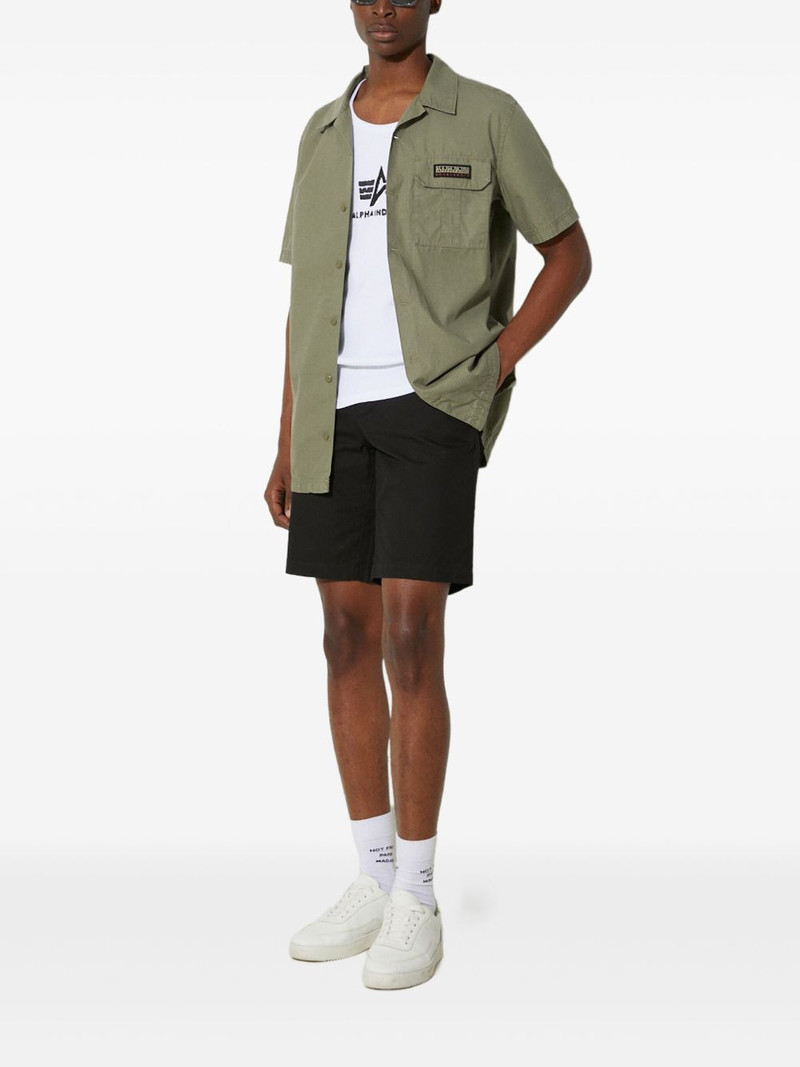 LACOSTE logo-patch shorts outlook