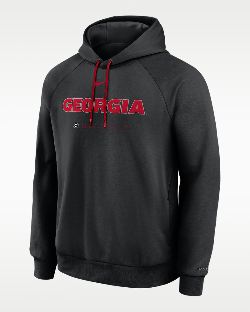 Georgia Courtside Basketball Practice Men's Nike Dri-FIT Pullover Hoodie 1
