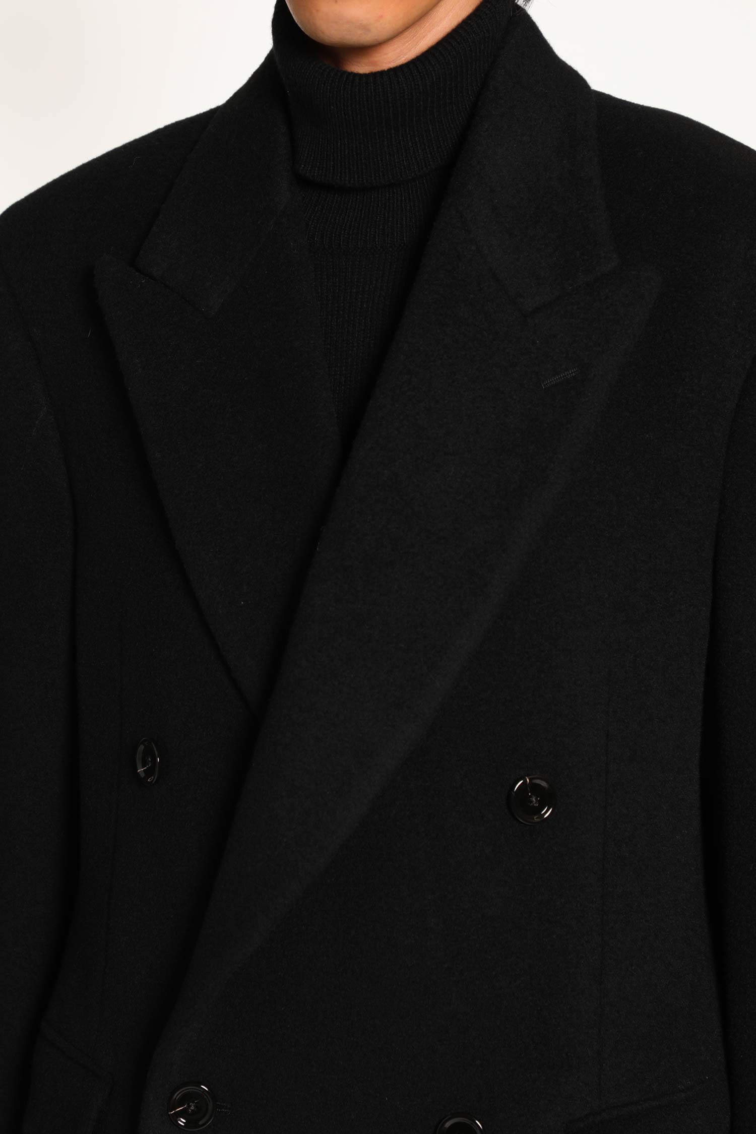 Double-breasted Wool Coat - 5