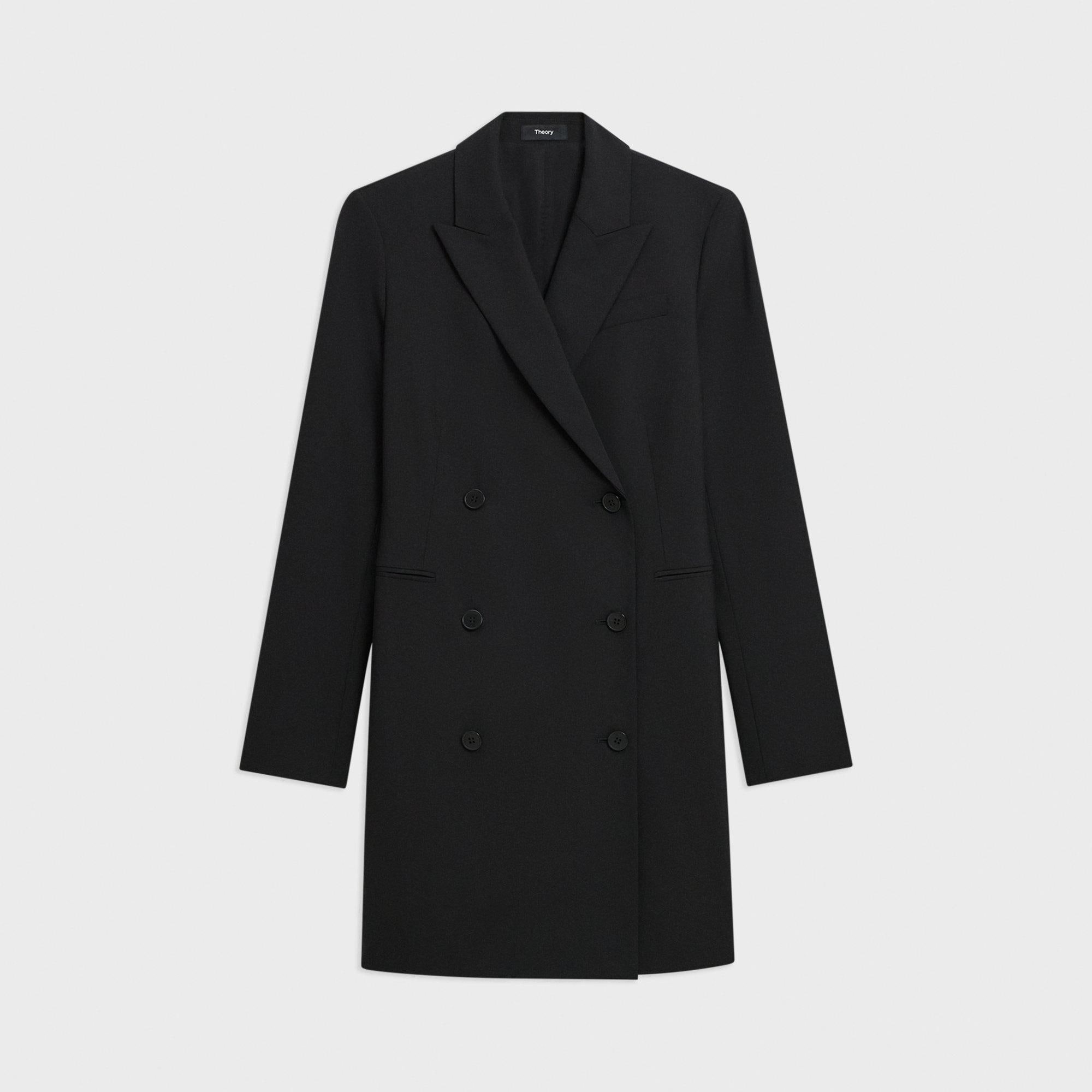 Blazer Dress in Stretch Wool - 1