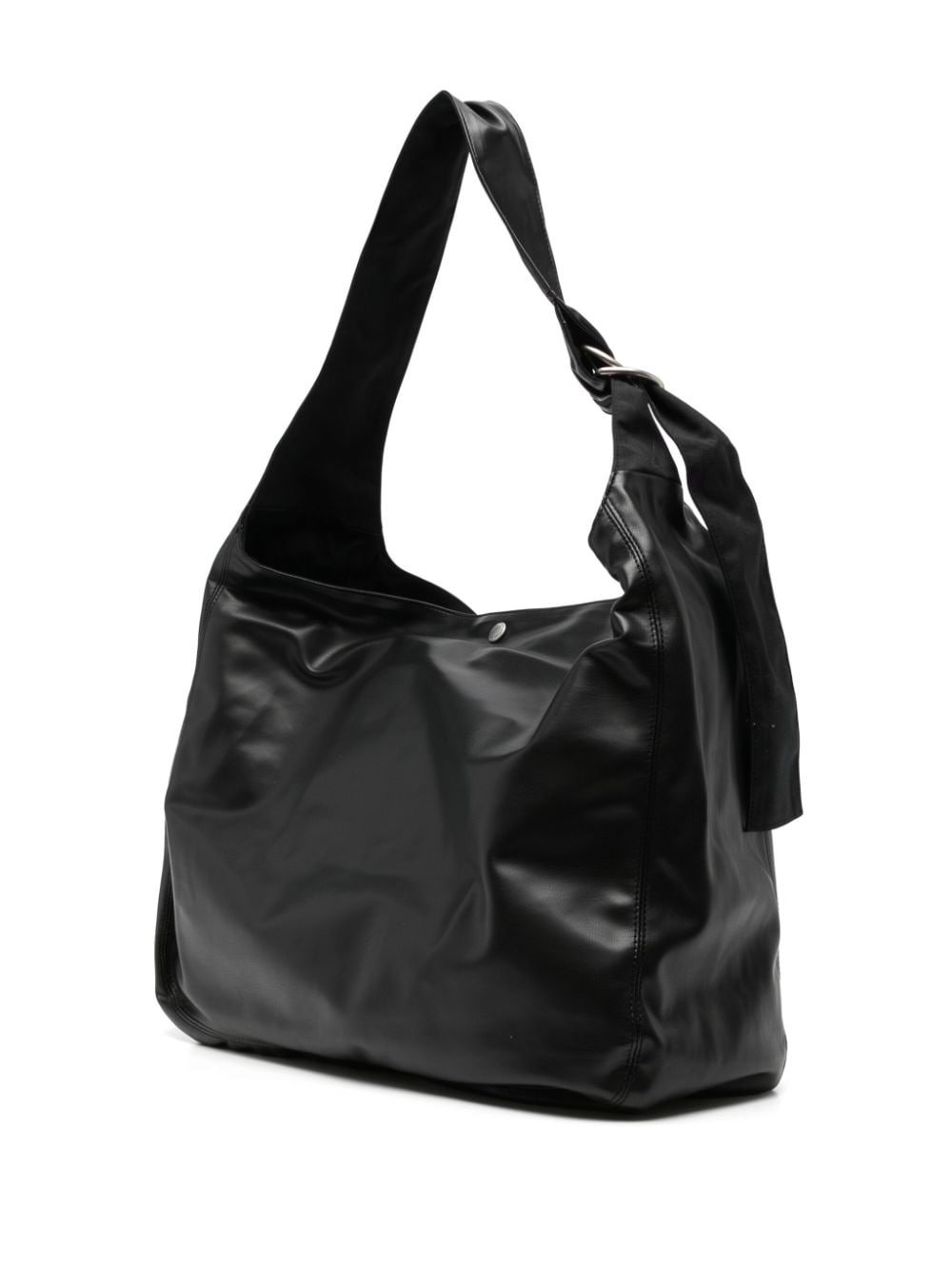 large faux-leather shoulder bag - 2