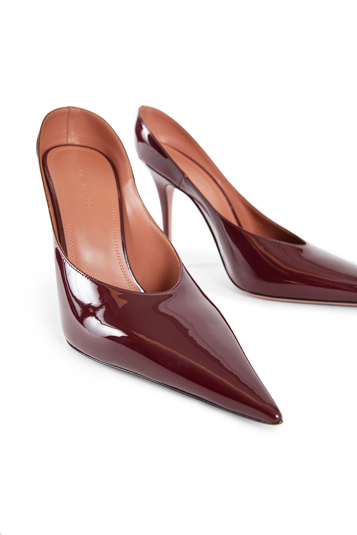 Amina Muaddi Patent-Leather-Anok-Mule-105-Mm | antonioli