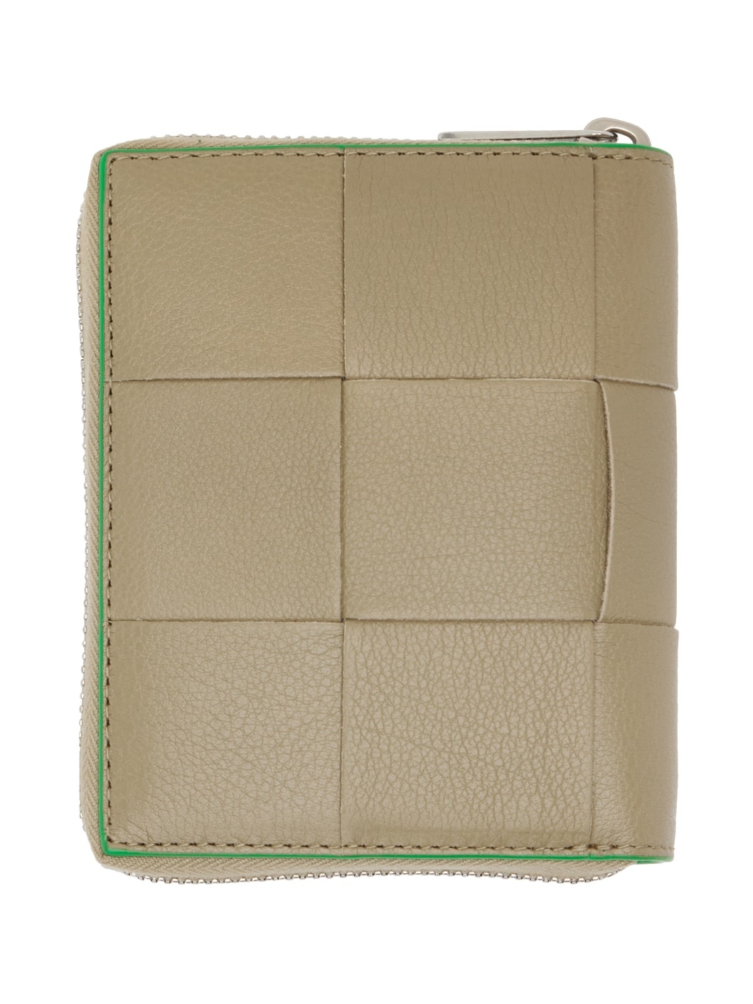 Taupe Zip Around Wallet - 2