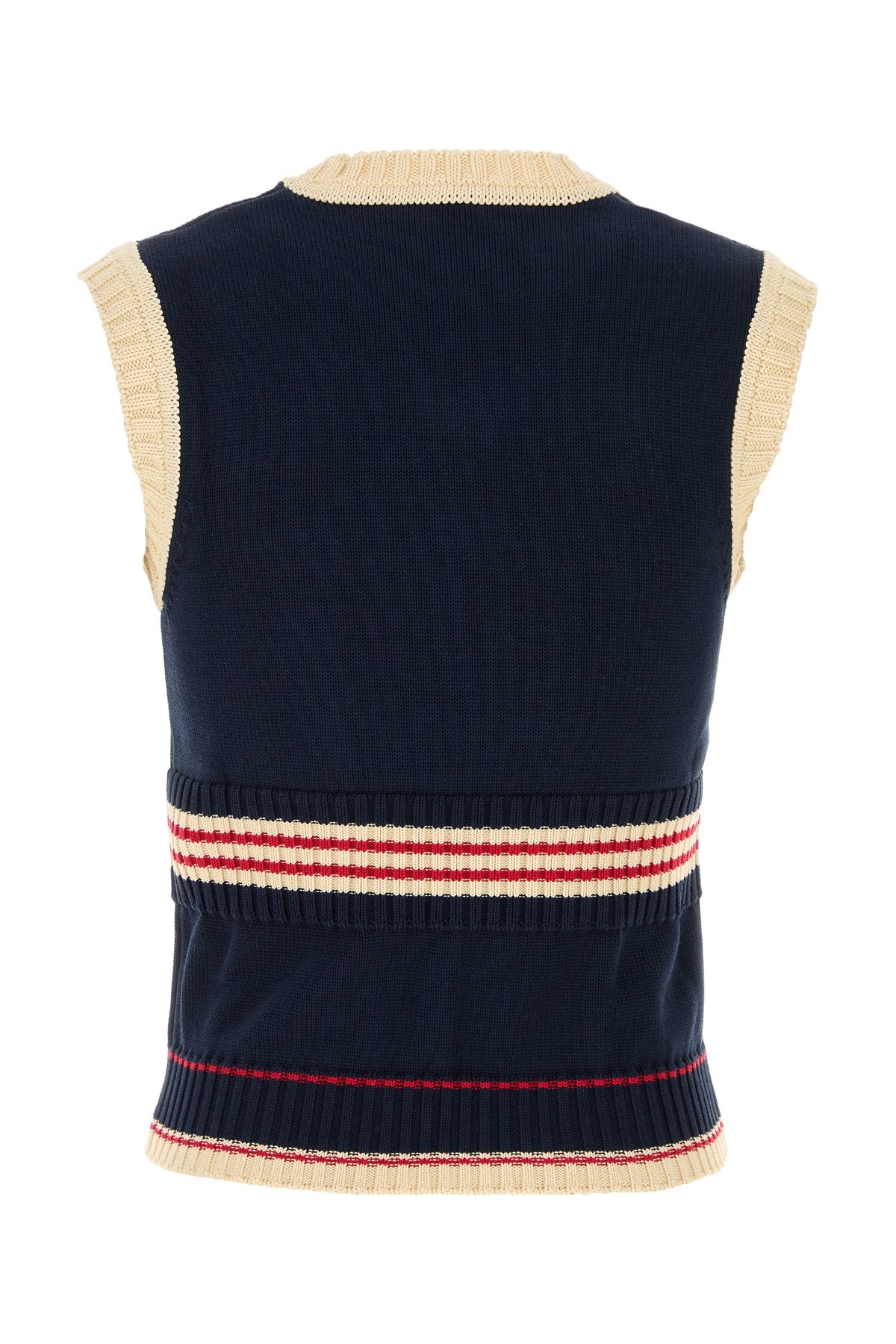 Midnight blue cotton vest - 2