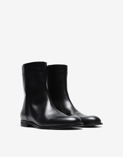 Maison Margiela Leather ankle boots outlook