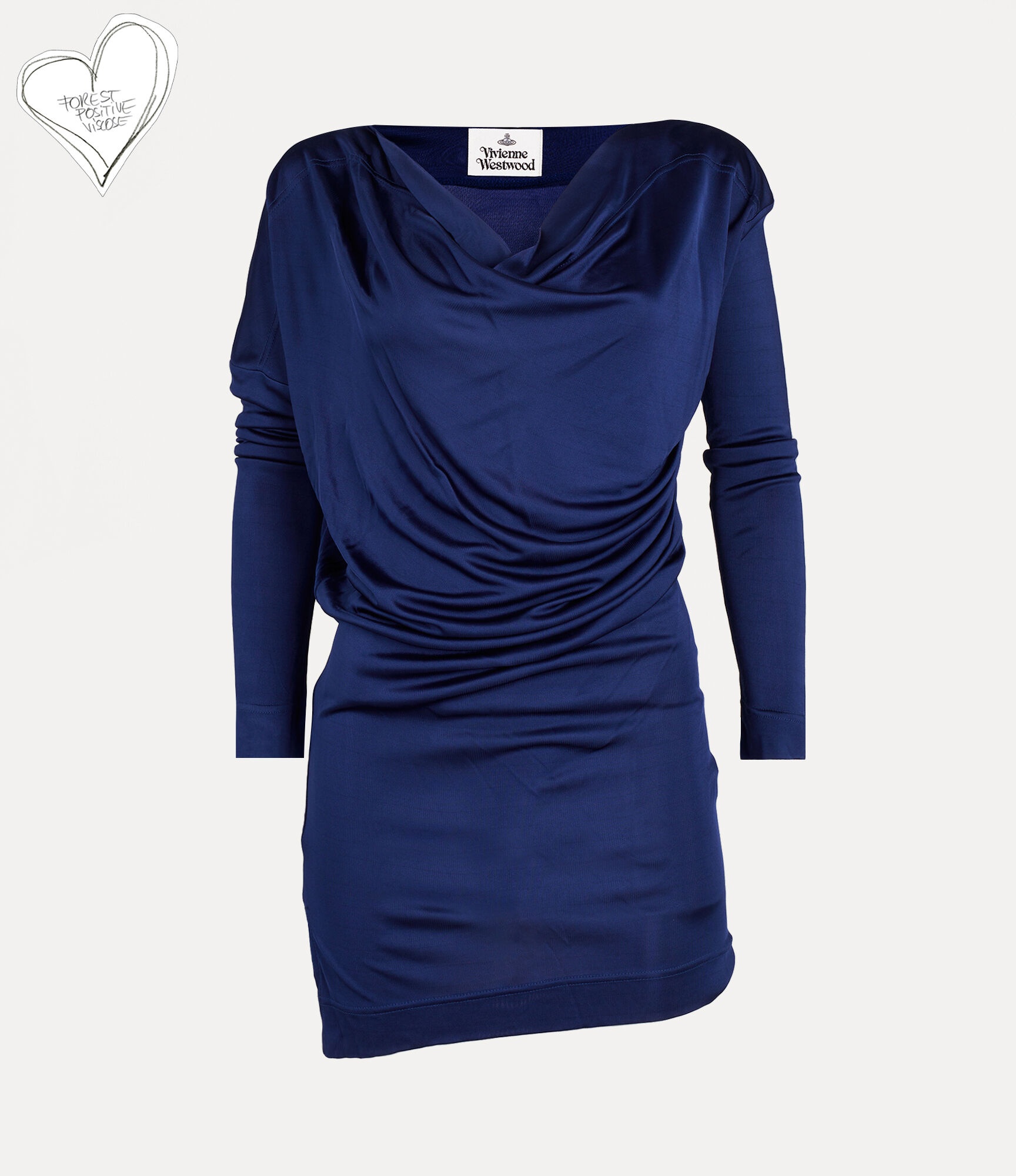 NEW DRAPE TUNIC DRESS - 1