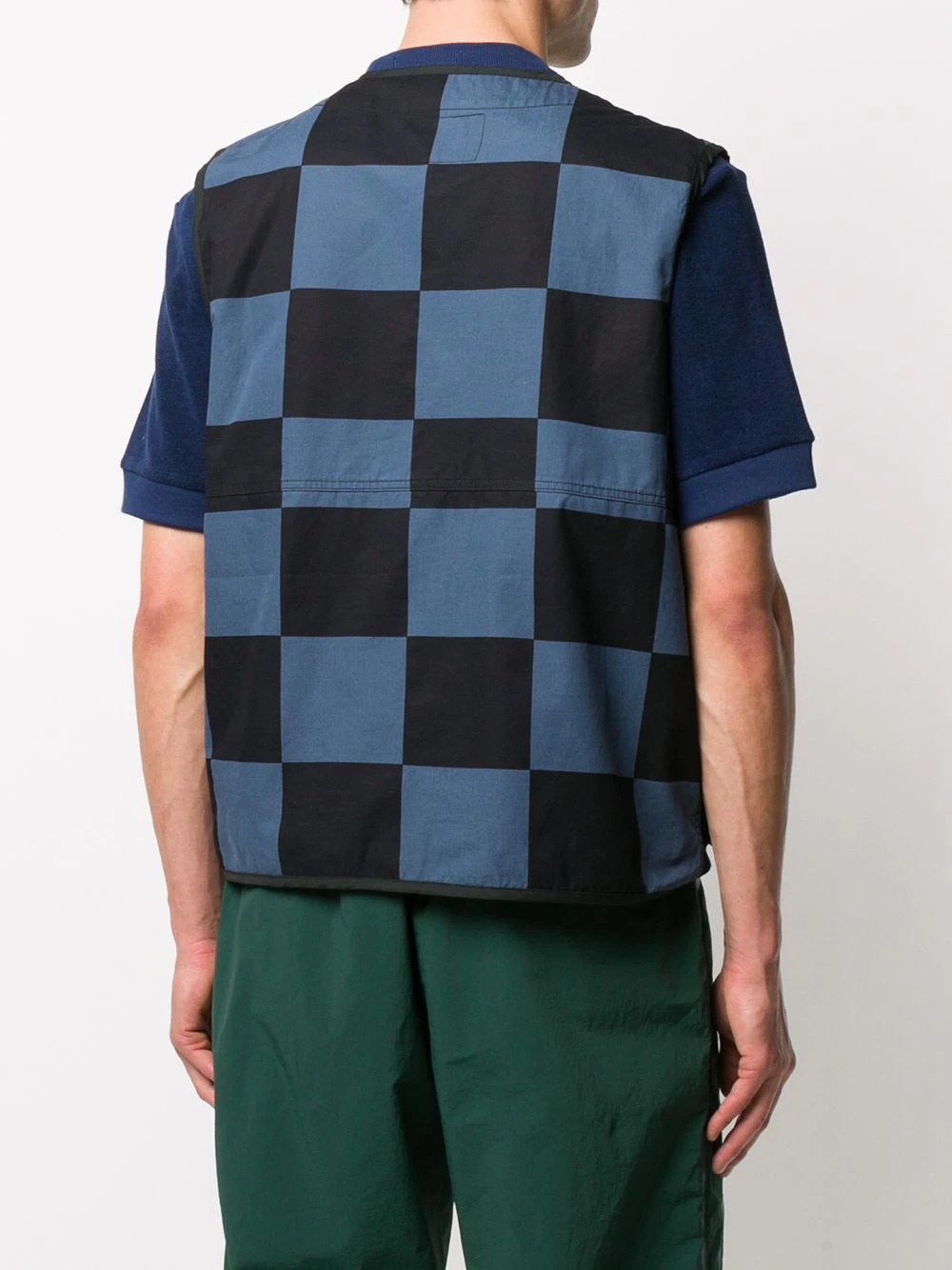 checked utility gilet - 4