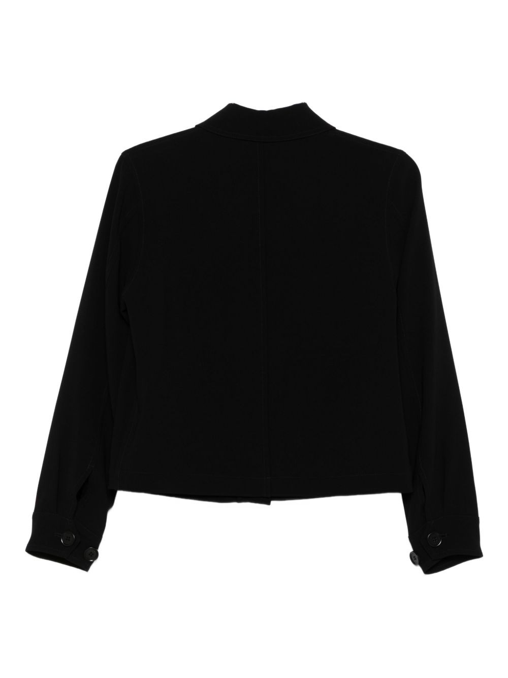 button-fastening pocket jacket - 2