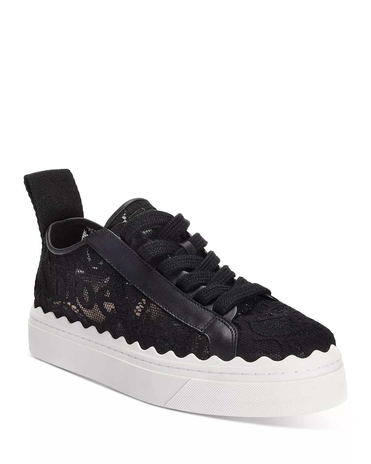 Women's Lauren Lace Low Top Sneakers - 1