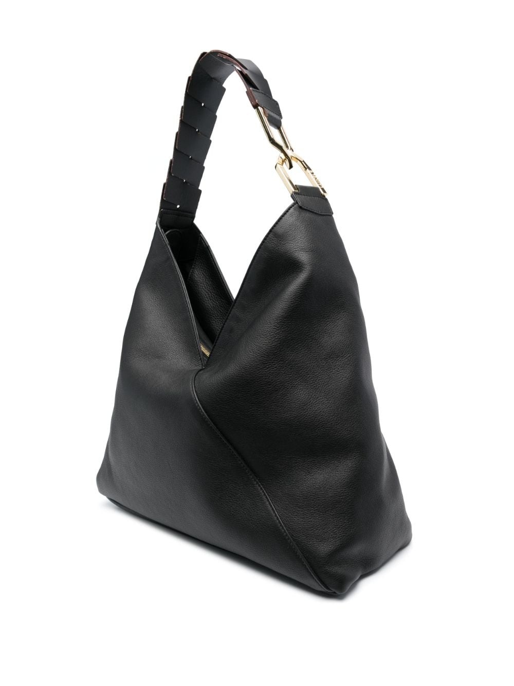 Pagode leather shoulder bag - 3