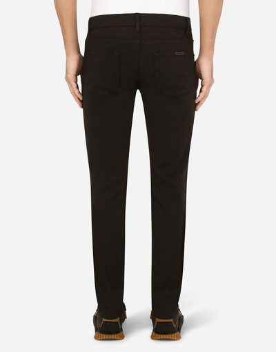 Dolce & Gabbana Five-pocket stretch cotton pants outlook