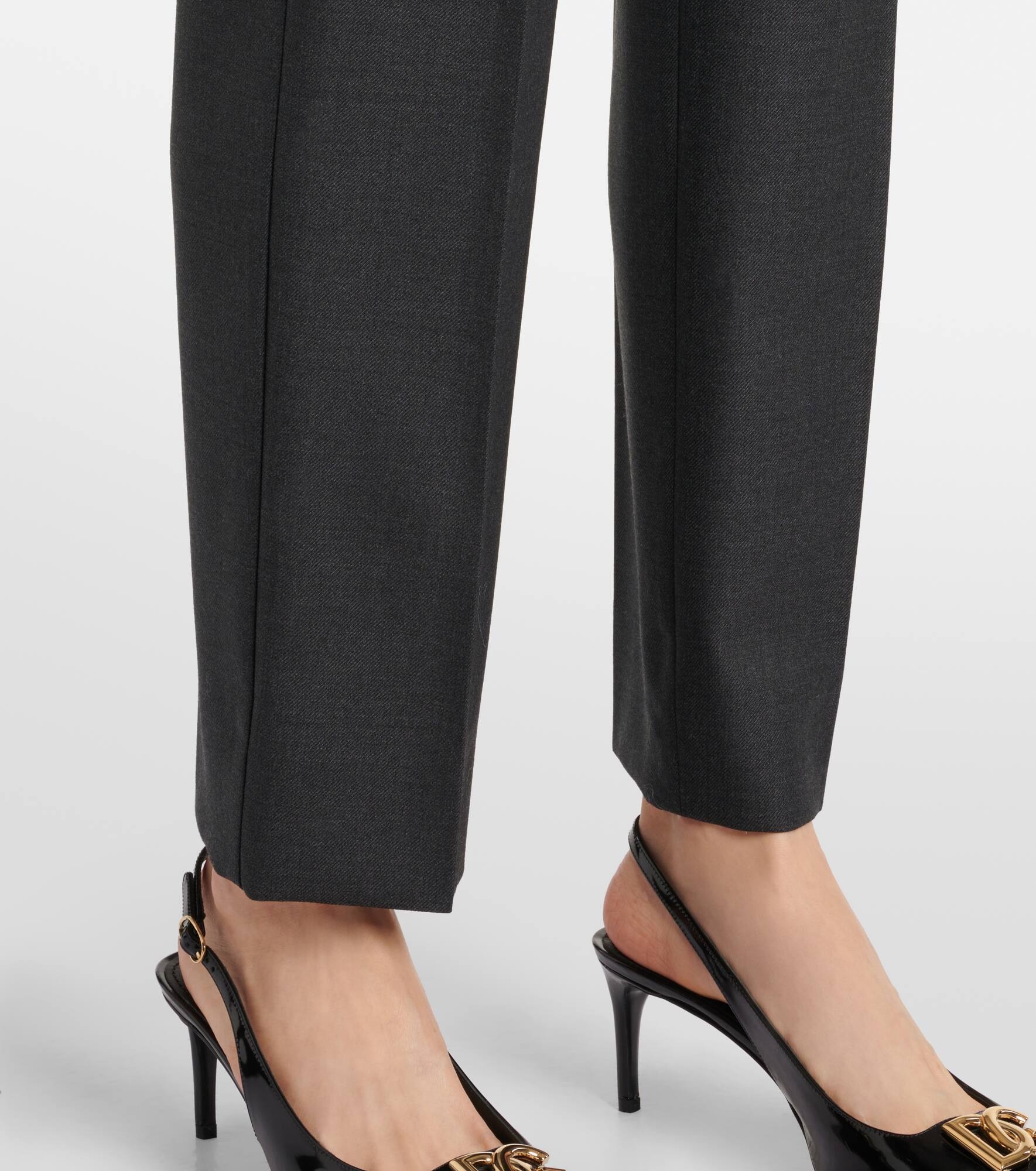 Wool slim pants - 5