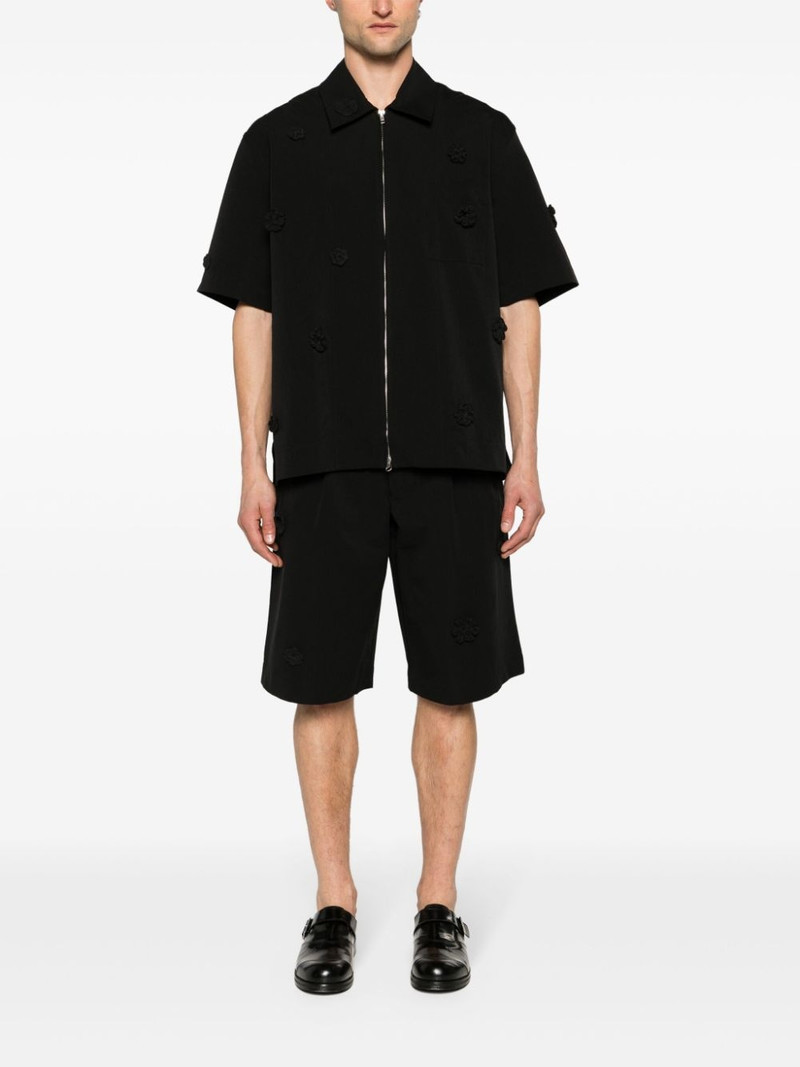 Song for the Mute floral-appliquÃ© tailored shorts outlook