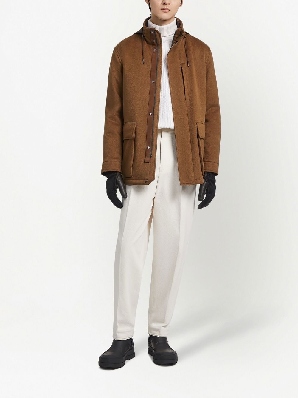 Oasi cashmere padded overjacket - 2